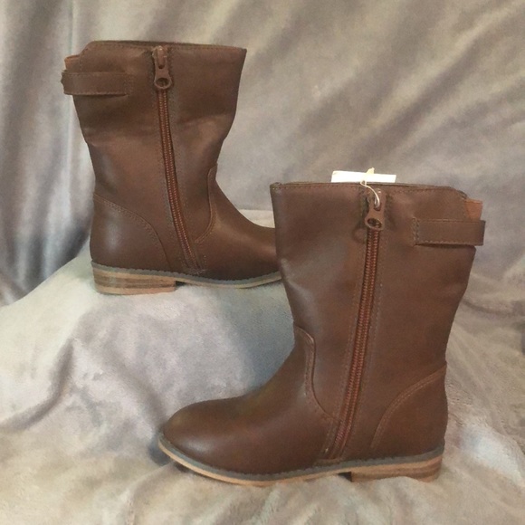 Cat & Jack Brown boot- Girls size 9 - NEW! - Picture 2 of 9